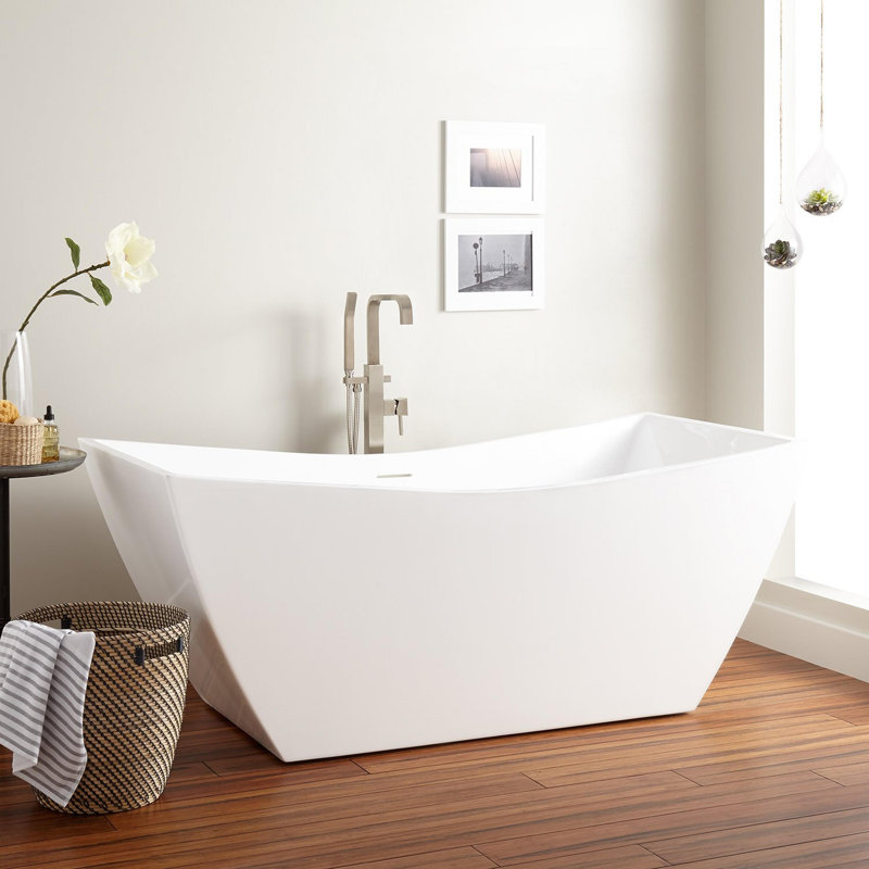 71" Renlo Acrylic Freestanding Tub