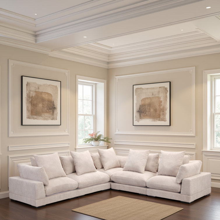 Saegan 130" Wide Symmetrical Modular Corner Sectional