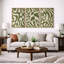 "Green and Cream", reproduction d'art sur toile encadrée, impression sur toile, 3 pièces-128757118-128757115