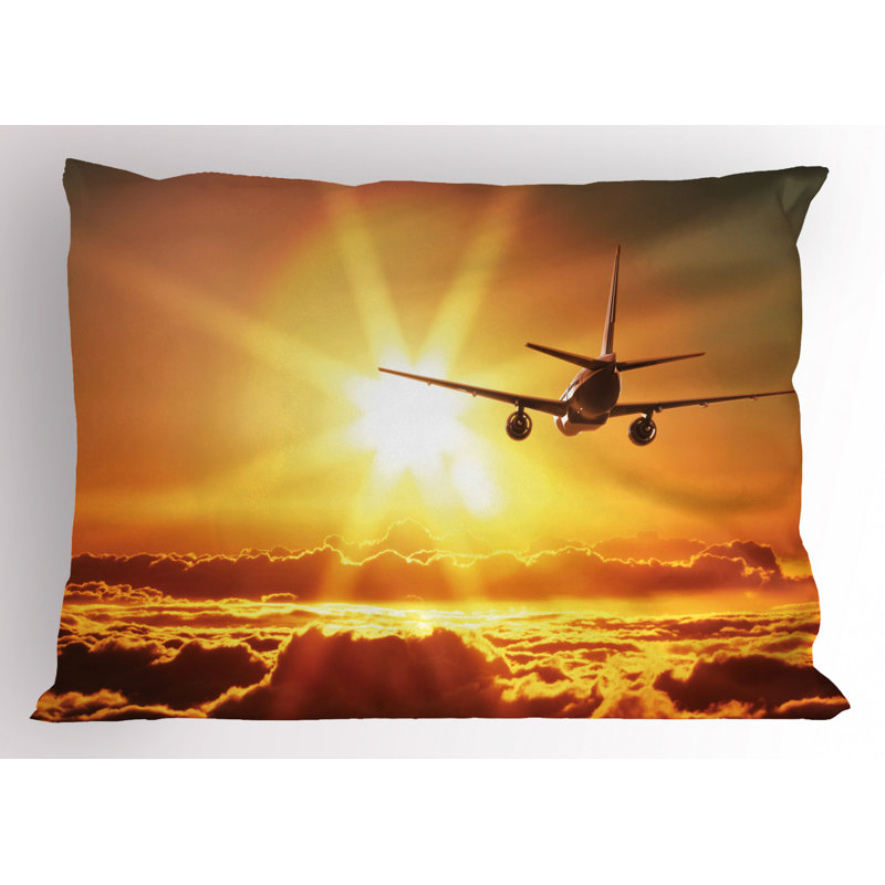 Sun Polyester Sham Set, King