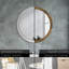 Huldar Glass Flat Wall Mirror