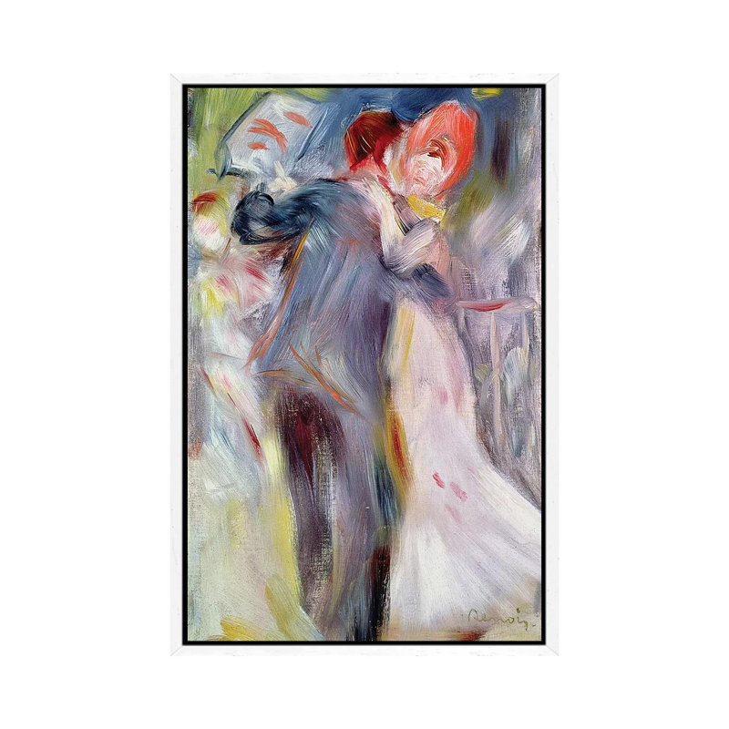 The Dance In The Country, C.1882-3 by Pierre-Auguste Renoir - Painting on Canvas, 66.04cm H x 45.72cm W x 3.81cm D