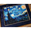  Kit de point de croix compté, nuit étoilée d'après la peinture de Van Gogh R1088