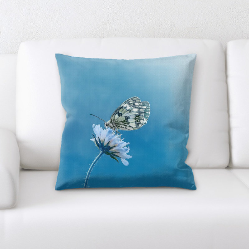 Coussin décoratif papillon
