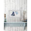 «Magical Blue Butterflies» - Peinture encadrée sur papier-787030449