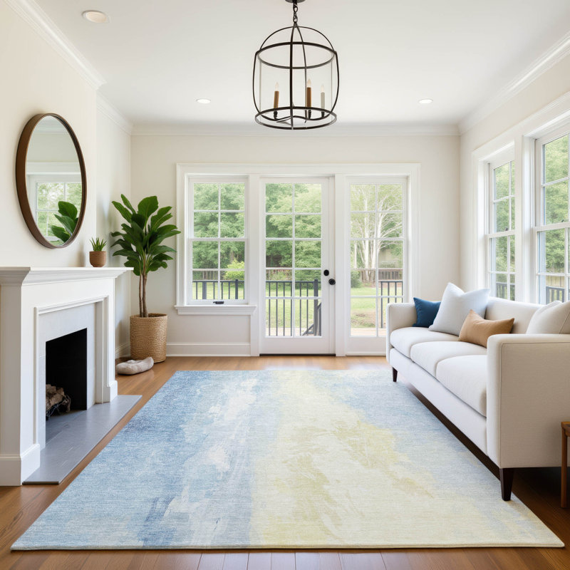 Premium Machine Washable Arnoldina AMF1844 Abstract Rug, Rectangle 10' x 14'