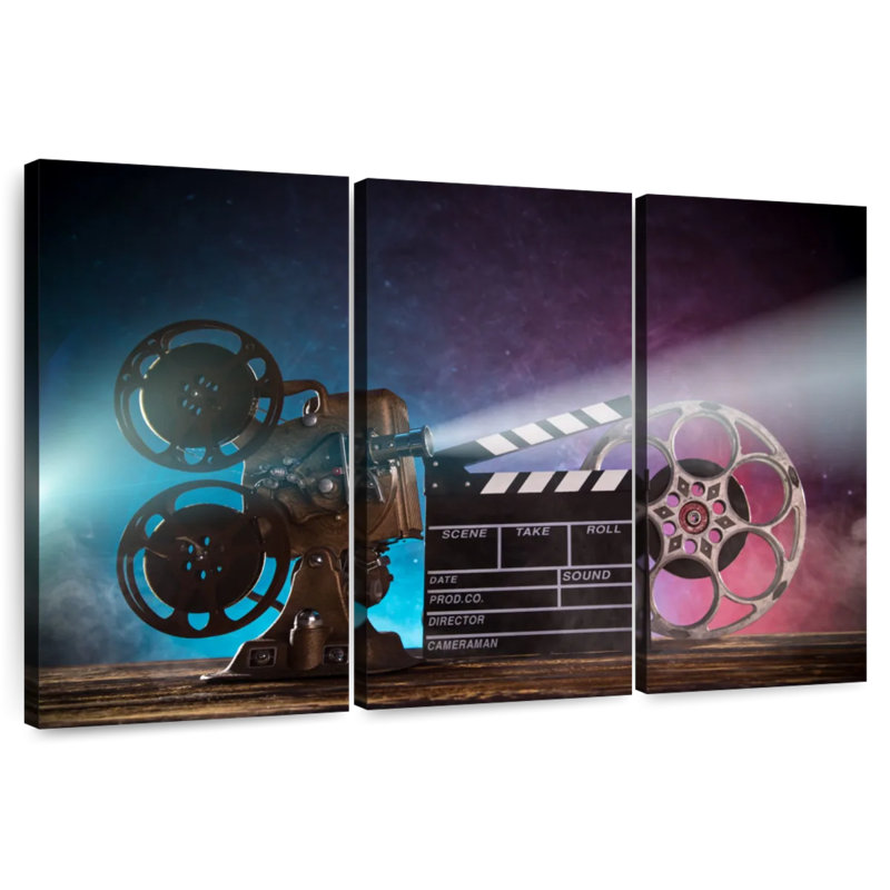 Projecteur de film rétro Senne, H 28 po x l 45 po