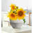 Rustic Ceramic Vase With 2 Handles-122451737