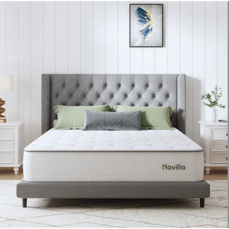 Novilla 23cm Memory Foam  Pocket Sprung Mattress, Kingsize (5' )