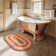 Tapis en jute / canneberge Cridhe