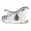 Christmas Tree Serve Sleigh Plate