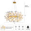 Luminaires suspendus en laiton à branches en céramique-400072222