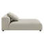 Chaise longue modulaire rembourrée en tissu Solace-101704625