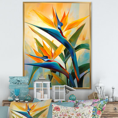 «Paradises Profile Flower II», reproduction sur toile encadrée