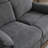 Niven 2-Piece Modern Comfort Living Room Set With Manual Reclining Loveseat And Power Recliner With USB