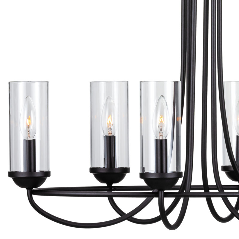 Lustre 6 lumières à abat-jour Provincial