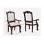 Chaise rembourrée avec accoudoirs (ensemble de 2)
