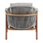 Fauteuil club en corde Orla (sans la table)