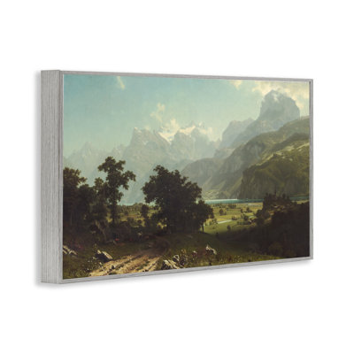 Giclée classique sur le lac des Quatre-Cantons, art numérique par one1000paintings