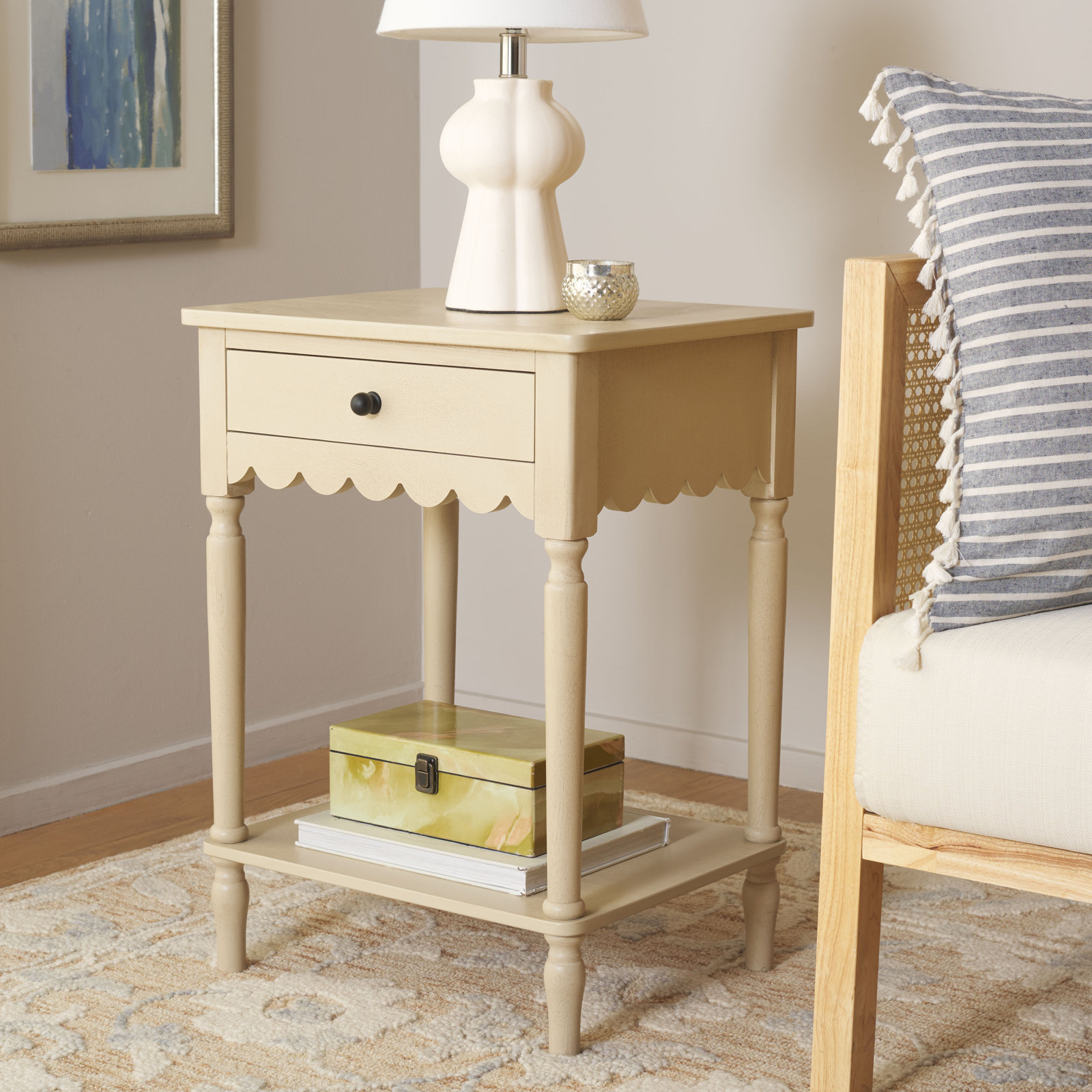 Branden 19" End Table, Natural