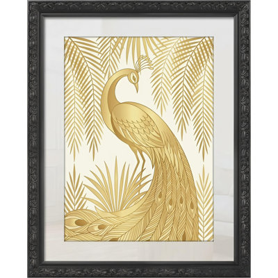 Embossed Picture Frame with Mat for Wall