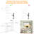  70.87" Home Office Desk With Bookshelf & Led Light & Built-in Outlets, Computer Desk With Drawer & Storage Shelves And Cabinets, Study Table Writing Desk With Hutch For Home Office, White-1511550281
