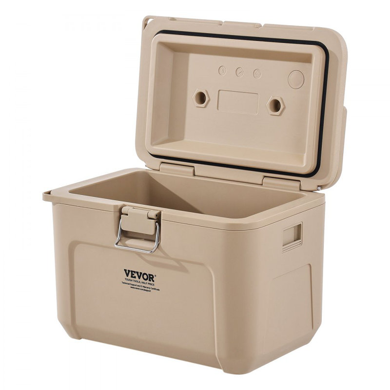 Glacière portative 16,5 pintes avec glacière portative, capacité de 23 canettes avec porte-gobelet