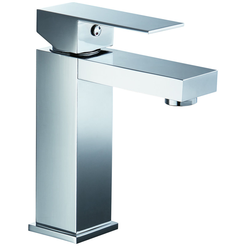 Single-Hole Single-handle Bathroom Faucet with Drain Assembly, Chrome