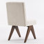 Chaise d'appoint rembourrée en lin Turfed-1378124639