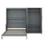 Grand lit escamotable avec garde-robe et garde-robe-1043226903