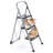 3 - Step Steel Lightweight Folding Step Ladder