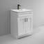 Armoire de meuble-lavabo simple 24 po Shaker
