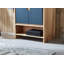 Meuble-lavabo moderne autoportant en placage de noyer naturel 30 po Tomesia (comptoir noir)-90654622-122120821