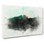 Mountain Reflection In France In Abstract - Wrapped Canvas-55310774