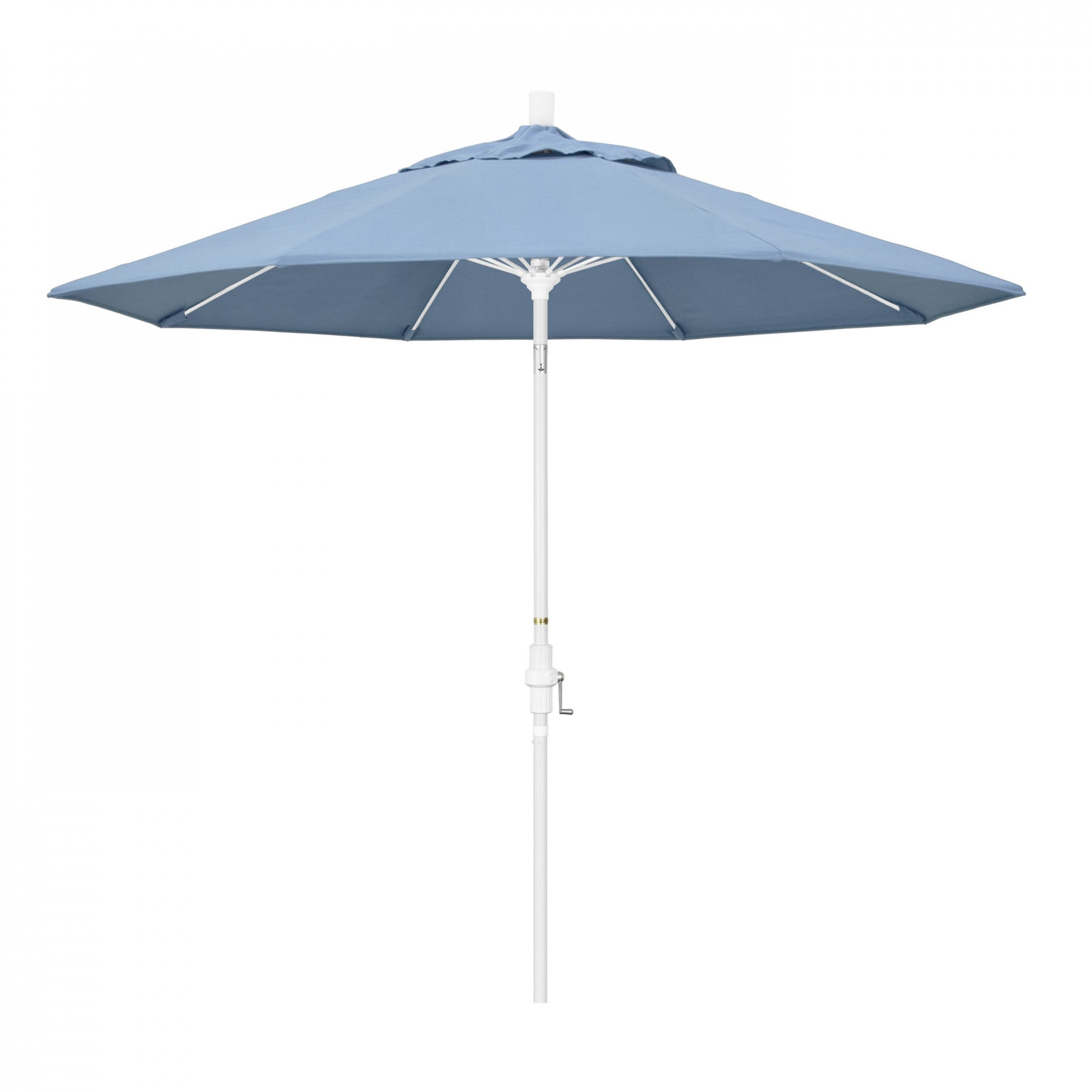 Roverta 108'' Sunbrella® Outdoor Umbrella, Canvas Air Blue Sunbrella® Canvas