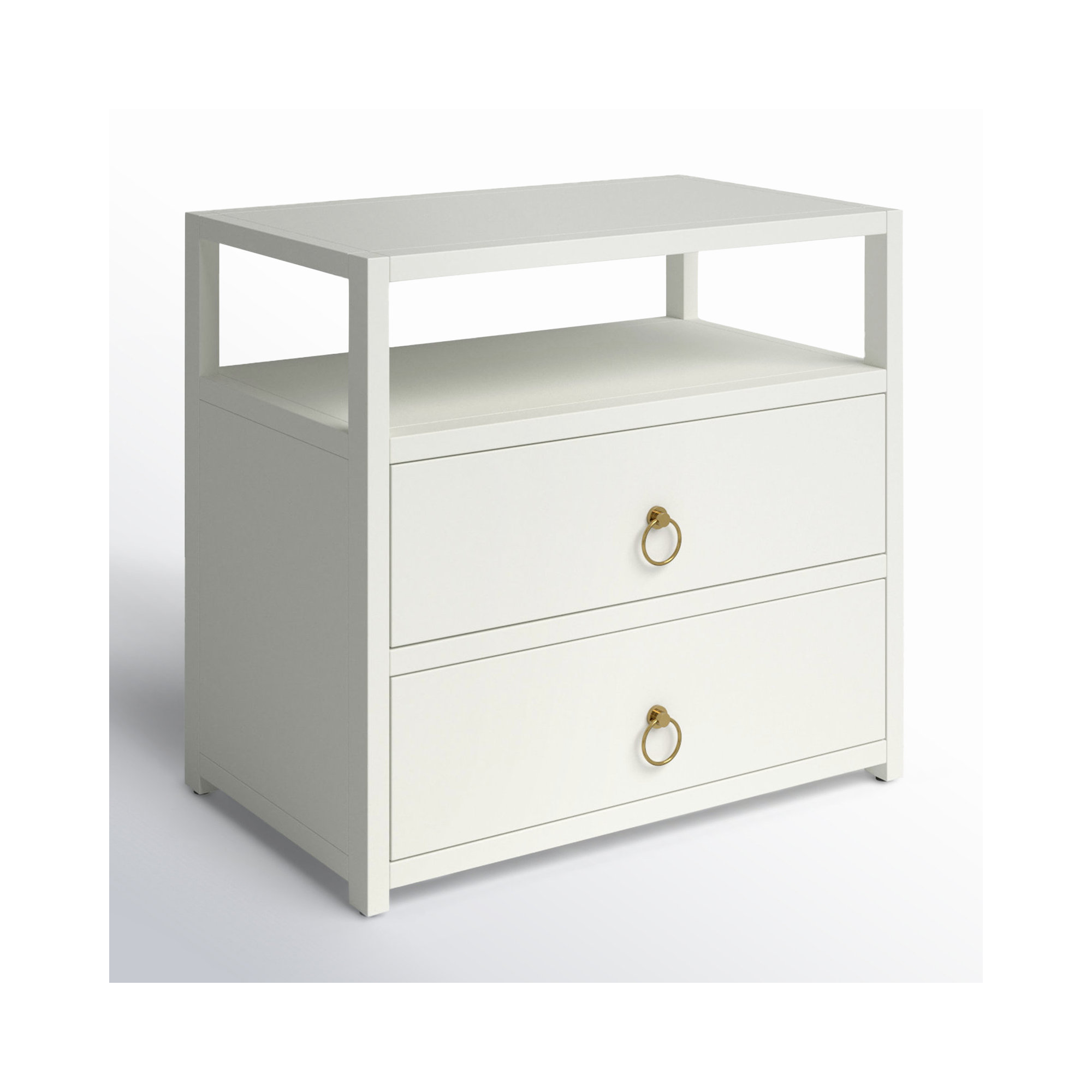 Elin 2 - Drawer Nightstand, White