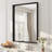 Aevar Tempered Glass and Aluminum Alloy Framed French Cleat Mounted Wall Mirror with 5-Year Warranty-397524569-384154463