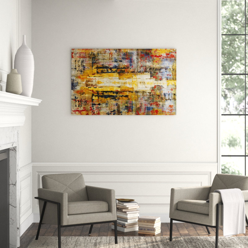 Slide Rule Painting by Alexys Henry, Outdoor, 54" H x 85" W x 1.5" D