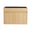 Armoire murale de salle de bain 28 po avec lavabo en acier inoxydable et tuyau de drainage flexible, porte à fermeture en douceur 28 po