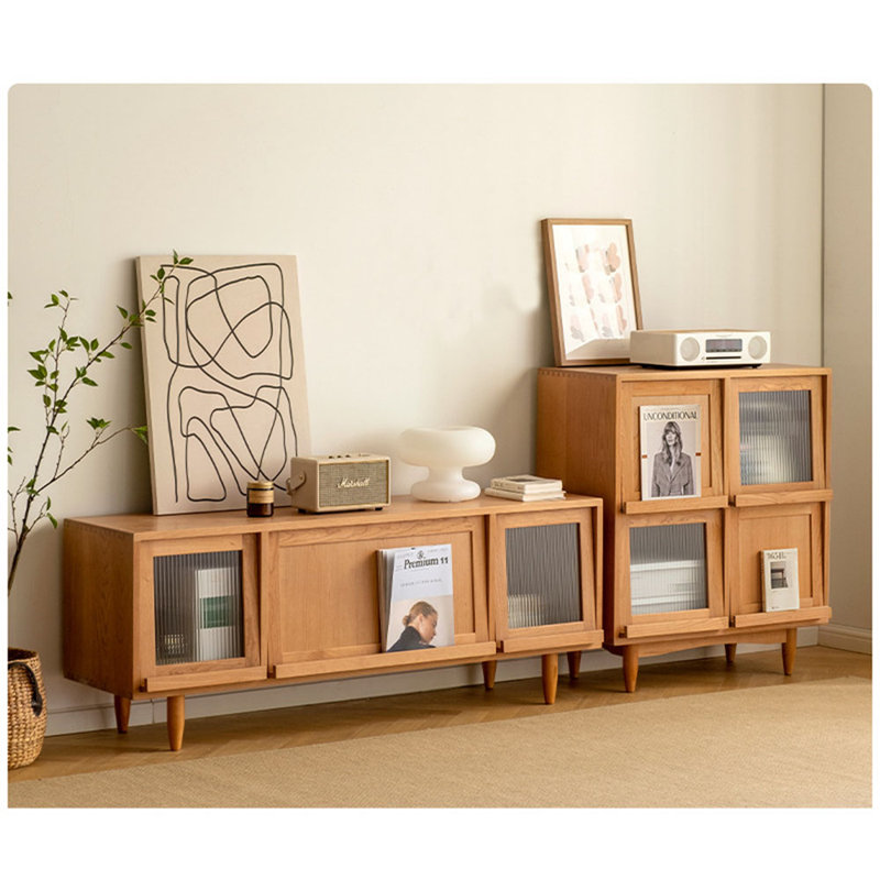 Simple And Exquisite Flip-top TV Stand Unfinished TV Stand for TVs up to 65"