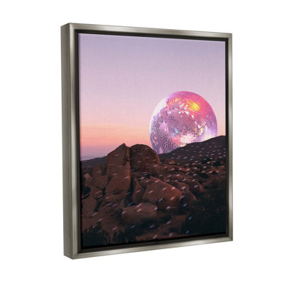 «Surreal Disco Landscape Floater Frame» par Lil 'Rue sur