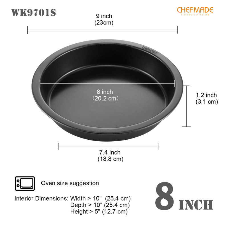 Moule à gâteau rond 6 pièces CHEFMADE