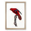 Red Lory by F. Levaillant - Picture Frame Painting Print-55597884-55597887