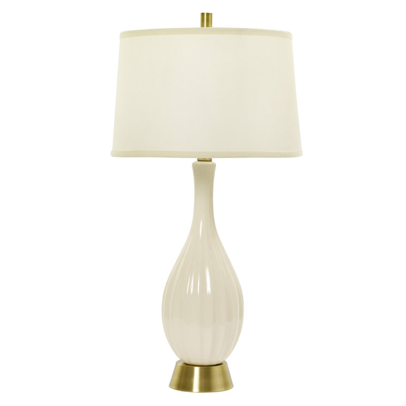 South Molton Ceramic Table Lamp, Eggshell