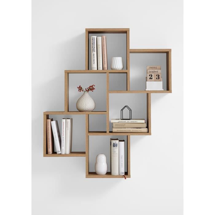 6 Piece Cube Shelf, Beige