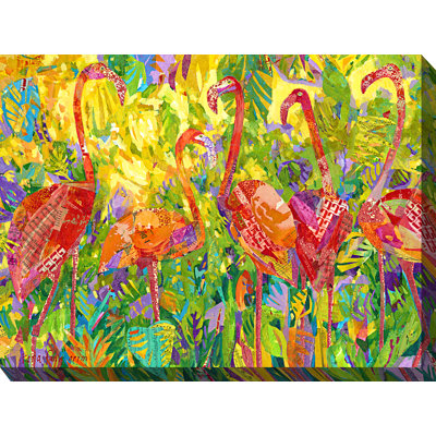 Art d'extérieur fabuleux flamants roses