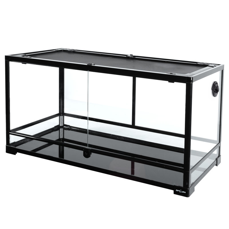 36 in. x 16 in. x 18 in. Glass and Plastic Reptile Terrarium