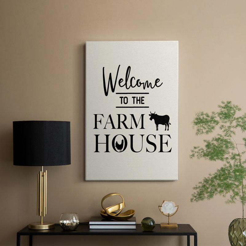 Bienvenue à la ferme - Cavas enveloppés de galerie, H 27 po x l 18 po