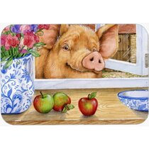 Carolines Treasures MW1184LCB Aunt Bea Glass Cutting Board Large, 12Hx15W -  Kroger