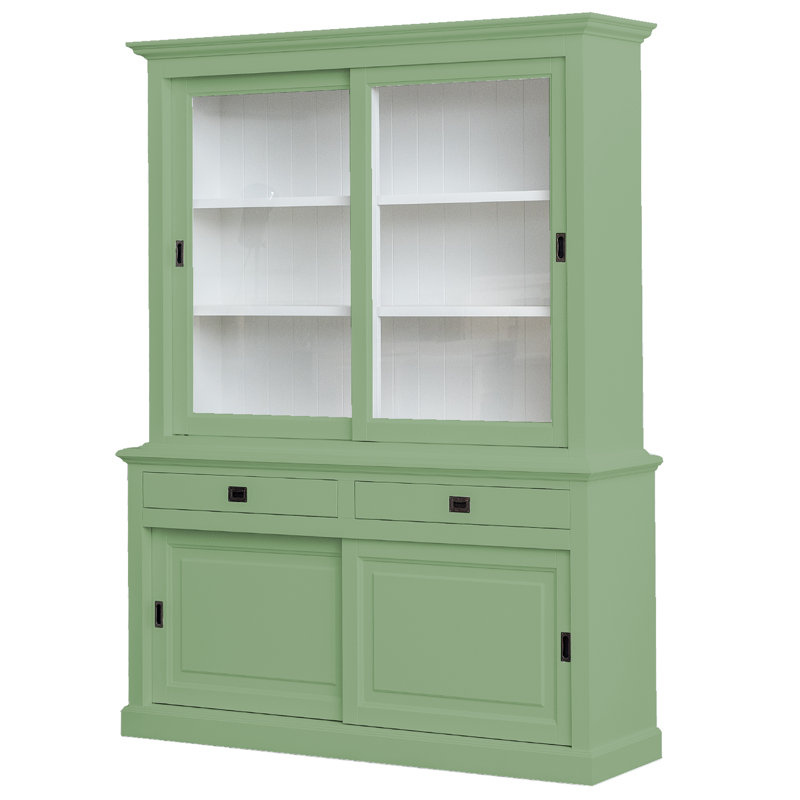 Emilia China Cabinet, Pale Green